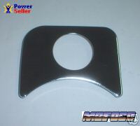EMPI 14-1006 CHROME DASH PANEL 1 GAUGE HOLE VW BUG