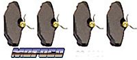 EMPI 22-2891 Vw Bug W/e-brakes Caliper Disc Brake Pads
