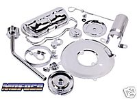 EMPI 8742 VW BUG ENGINE SUPER CHROME SHROUD TIN KIT