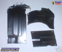 EMPI 8948 VW BUG ENGINE HEATER CHANNEL SNOW TIN BLACK