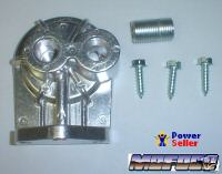 EMPI 9204 OIL FILTER ADAPTER W/ NIPPLE PORTS UP VW BUG