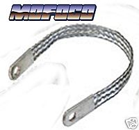 EMPI 9468 BRAIDED BATTERY GROUND STRAP "12 VW BUG GHIA