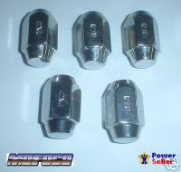 EMPI 9537 CHROME LUG NUTS M12-1.5 VW BUG RIMS WHEELS