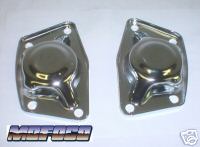EMPI 9545 CHROME TORSION BAR COVERS W/O HOLES VW BUG