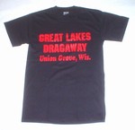 Black Great Lakes Dragaway T-Shirt