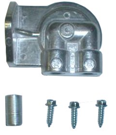 EMPI 9244 Oil Filter Adapter W/ Nipple Port Left Vw Bug