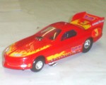 Red Toy Funny Car