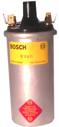 Bosch 6 volt Ignition Coil for 1966 and older Bug Beetle 00016