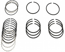 PISTON RING COMPLETE SET - 90MM - 1700CC - BUS 72-73