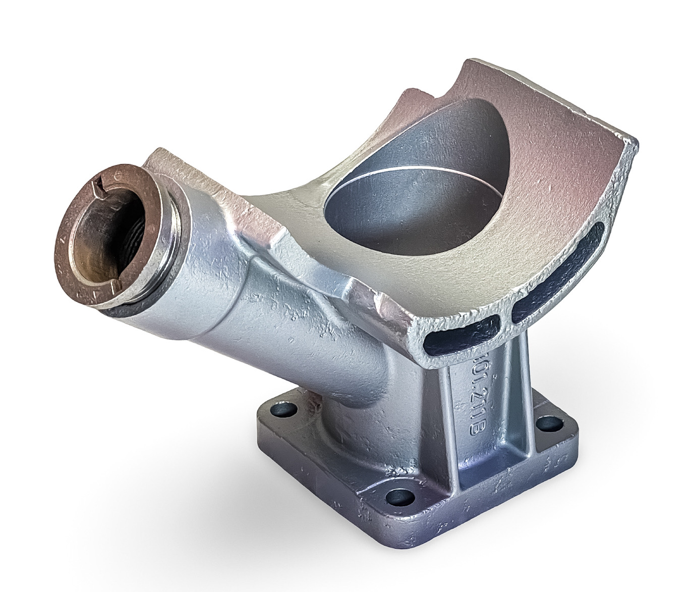 113101211B / 111115495 - USED GOOD RECONDITIONED GENUINE OEM GERMAN 12 VOLT GENERATOR STAND W/ OIL FILLER ATTACHMENT NUT