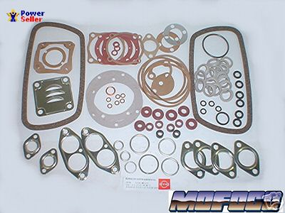 Vw Bug Engine Gasket Set /flywheel Seal 111-198-007afg