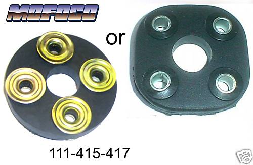 Rubber Coupling Steering Fits VW Type 1 & 3 111-415-417
