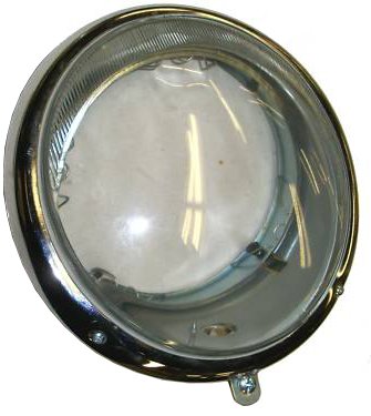 VW BUG TYPE 1 BEETLE 47-66 HEADLIGHT LIGHT LENS ASSEMBLY 111-941-037C 