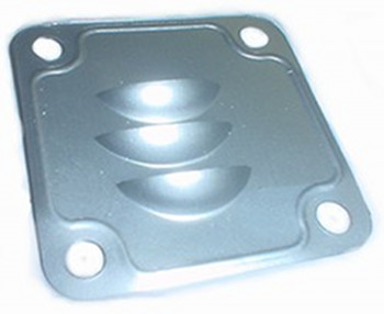 OIL FILLER DEFLECTOR PLATE 