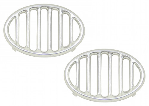 VW BEETLE BUG SPLIT OVAL  HORN GRILLS 52-67