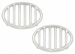 VW BEETLE BUG SPLIT OVAL  HORN GRILLS 52-67