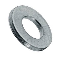 1258108001  M 8 Flat Washer, Steel Zinc. DIN 125A / ISO 7089