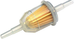 UNIVERSAL FUEL FILTER FITS 6 & 8MM FUEL HOSE SET OF 5