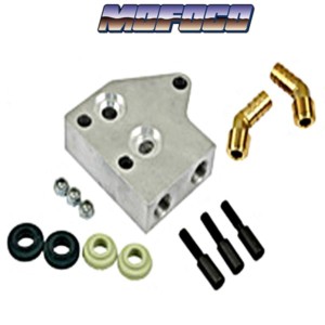 EMPI 17-2873 VW BUG ENGINE CASE OIL DUAL BYPASS ADAPTER