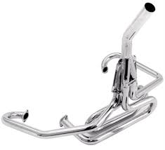 EMPI 3459 Comp Exhaust, 1 5/8" w/Straight Stinger, Chrome