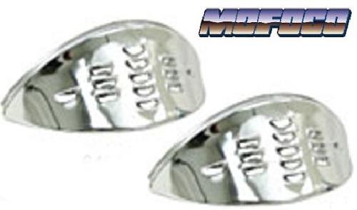 EMPI 6451 VW BUG BUS GHIA LOUVERED HEADLIGHT EYE BROWS