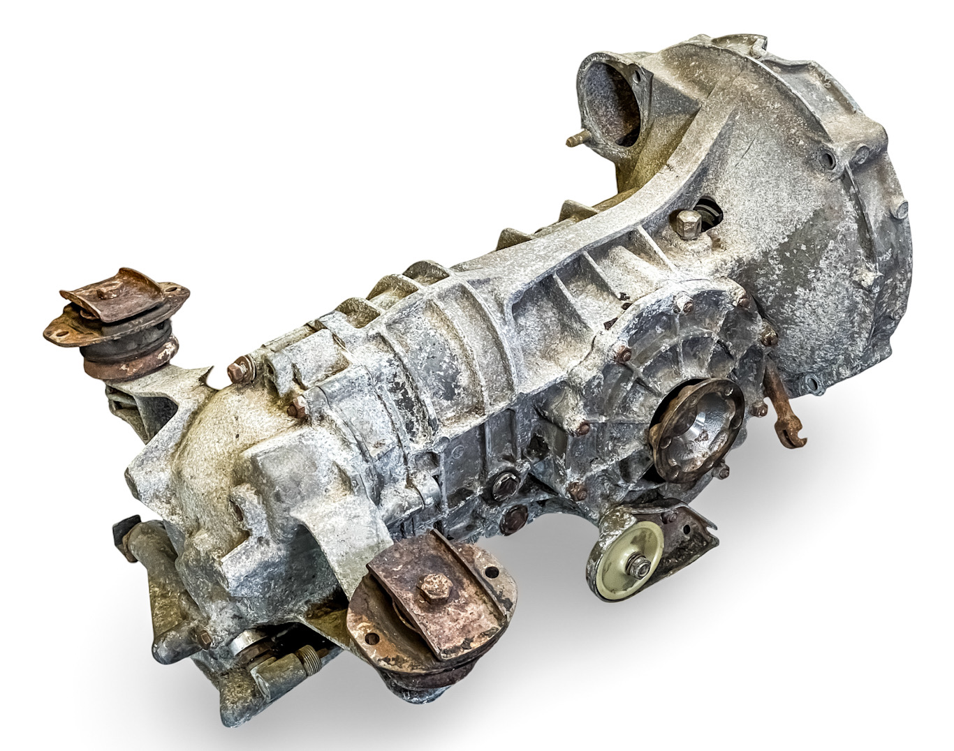 PRE OWNED GENUINE OEM GERMAN 1970-72 PORSCHE 914-4 TAIL SHIFT 5-SPEED MANUAL TRANSMISSION / TRANSAXLE - TYPE 300.11 914.301.101.00