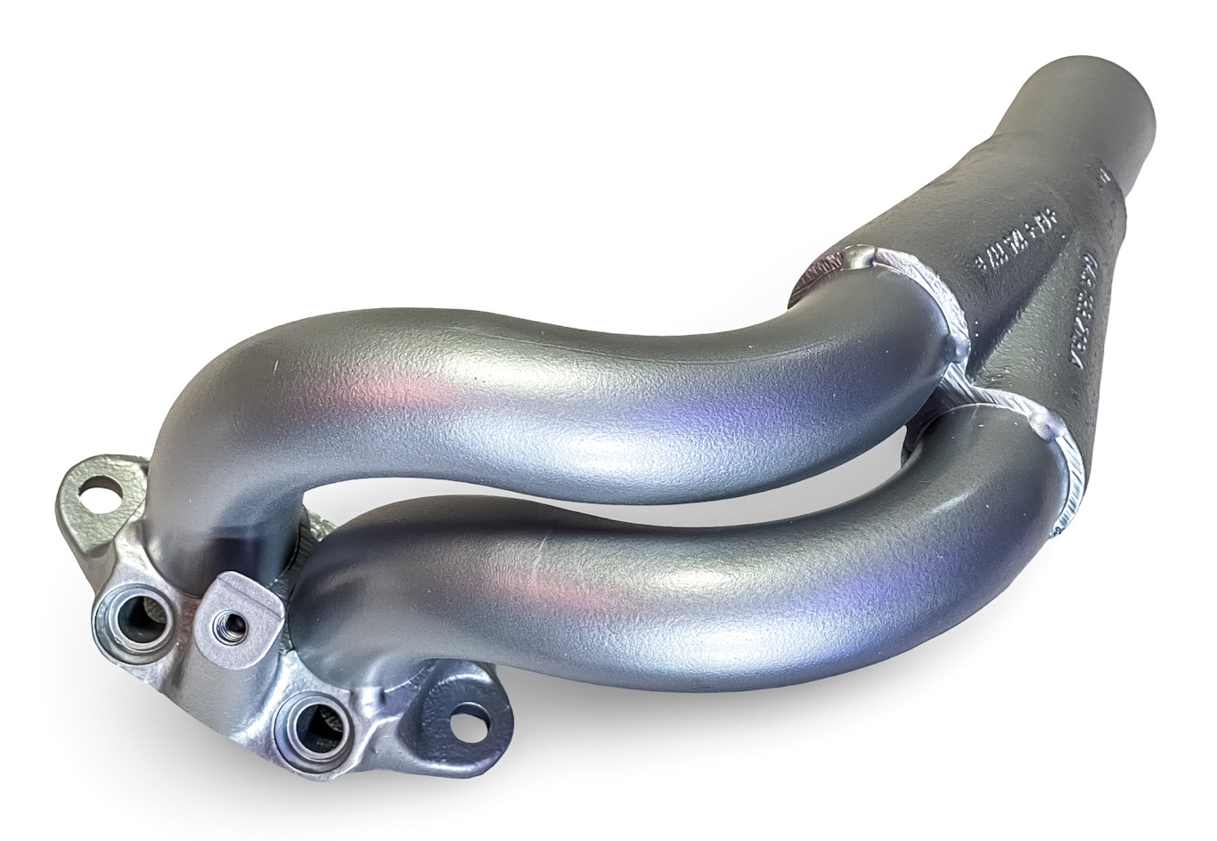 PRE OWNED GENUINE OEM VW VOLKSWAGEN PORSCHE GERMANY FUEL INJECTION INLET MANIFOLD PORT END CASTING (SINGLE) FOR L-JETRONIC SYSTEMS 1975-79 VW AIR COOLED TYPE 1 FUEL INJECTED BEETLE / SUPER BEETLE 1.6L & PORSCHE 914 1.6L - GREAT CONDITION - 043133213A