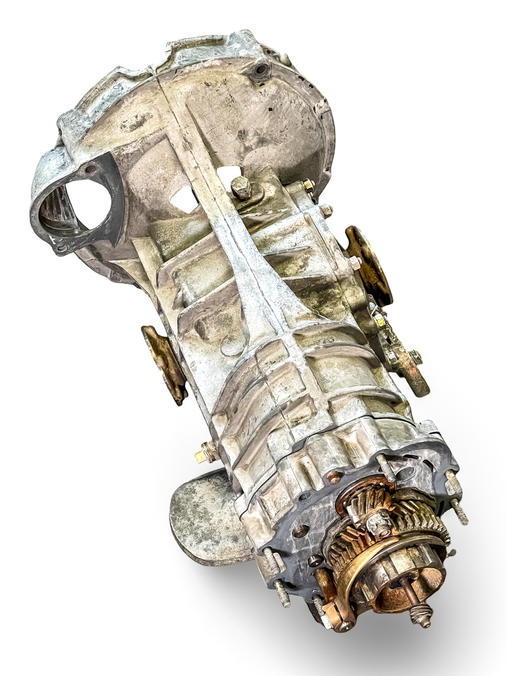 PRE OWNED GENUINE OEM GERMAN 1970-72 PORSCHE 914-4 TAIL SHIFT 5-SPEED MANUAL TRANSMISSION / TRANSAXLE - TYPE 300.11 914.301.101.00