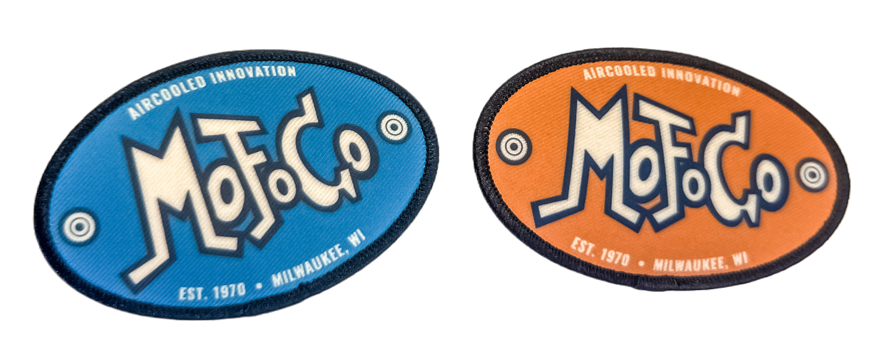 MOFOCO AIRCOOLED INNOVATION Logo Patches - Specify Color