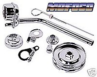 EMPI 8741 VW BUG ENGINE DELUXE CHROME PULLEY TIN KIT
