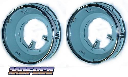 VW BUG GHIA 67 UP HEADLIGHT LIGHT BUCKET ASSEMBLY PAIR 141-941-041