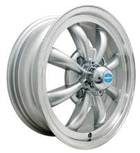 EMPI 9685 GT-8 Wheels Silver w/Polished Lip