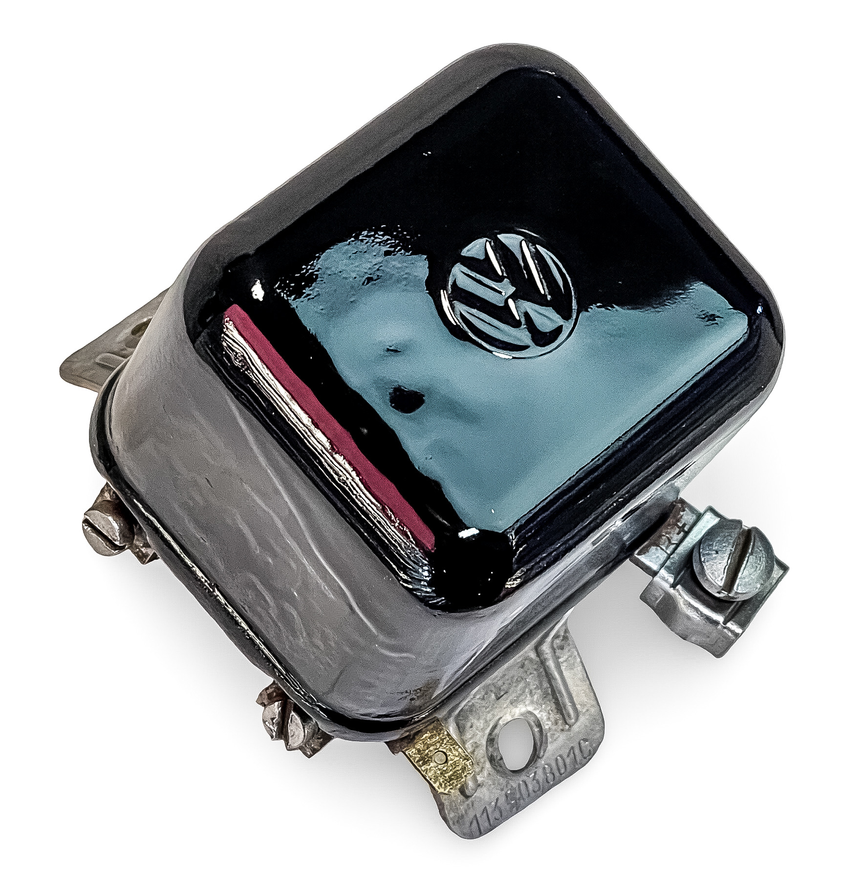 111903801C - USED GOOD WORKING GENUINE OEM GERMAN VW VOLKSWAGEN 6 VOLT 6v VOLTAGE REGULATOR FOR 1954-82 TYPE 1 BEETLE, SUPER BEETLE, KARMANN GHIA, TYPE 2 BUS, TYPE 3, THING
