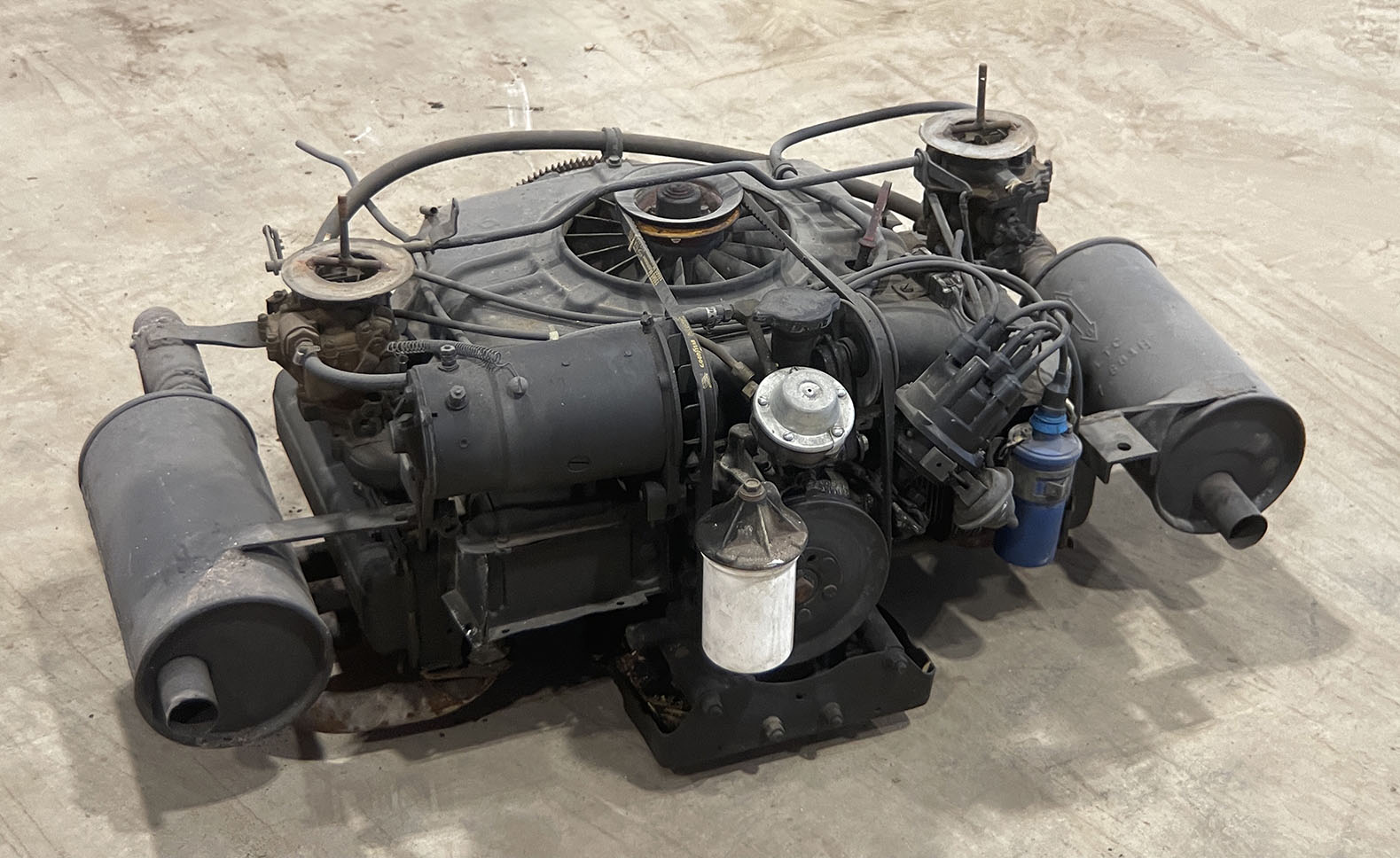 PREOWNED ‘60-’63 CHEVROLET CORVAIR STANDARD, DUAL-CARB ENGINE - - 2.4 LITER // 100HP // 145 CID - MODIFIED FOR A VW BEETLE