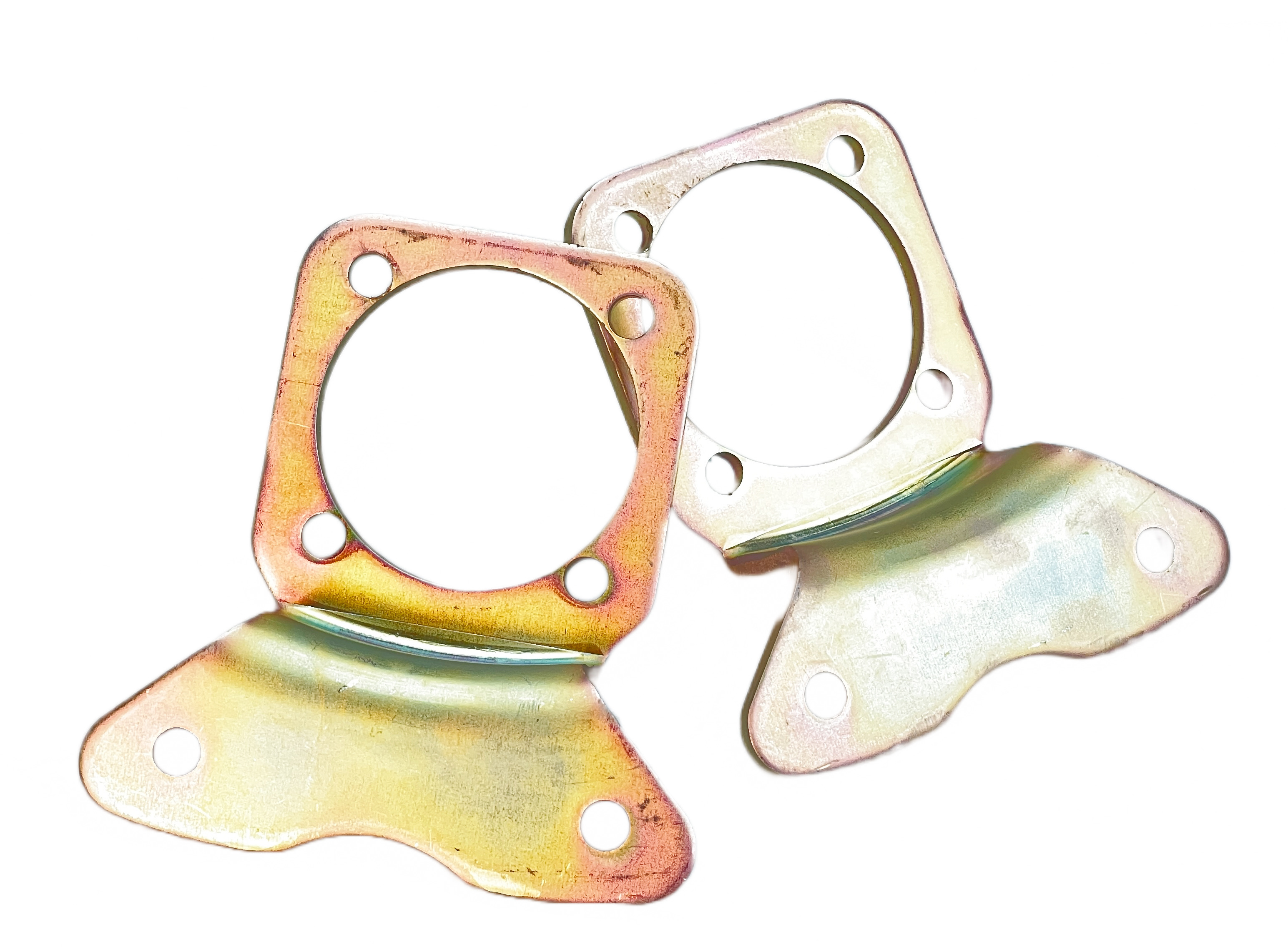 VW TYPE 1 BEETLE / SANDRAIL REAR DISC BRAKE BRACKETS LEFT & RIGHT - # 6129-B (EMPI # 22-2848-B)