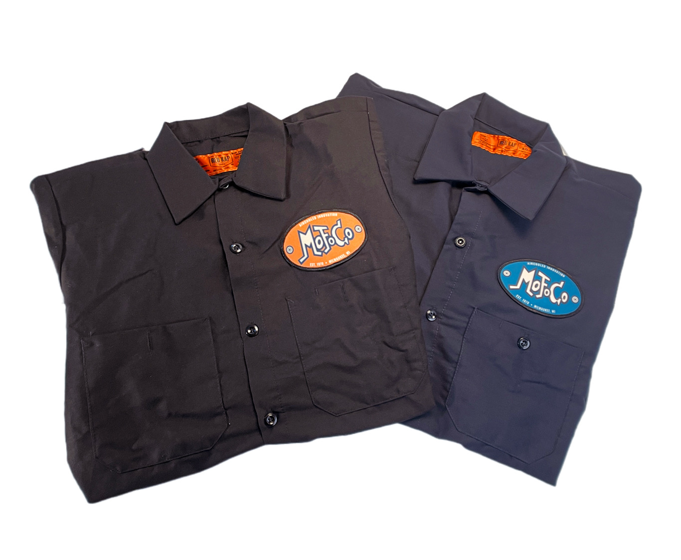 Genuine Red Kap Shop Shirt w/ MOFOCO AIRCOOLED INNOVATION Patch - Specify Size & Color