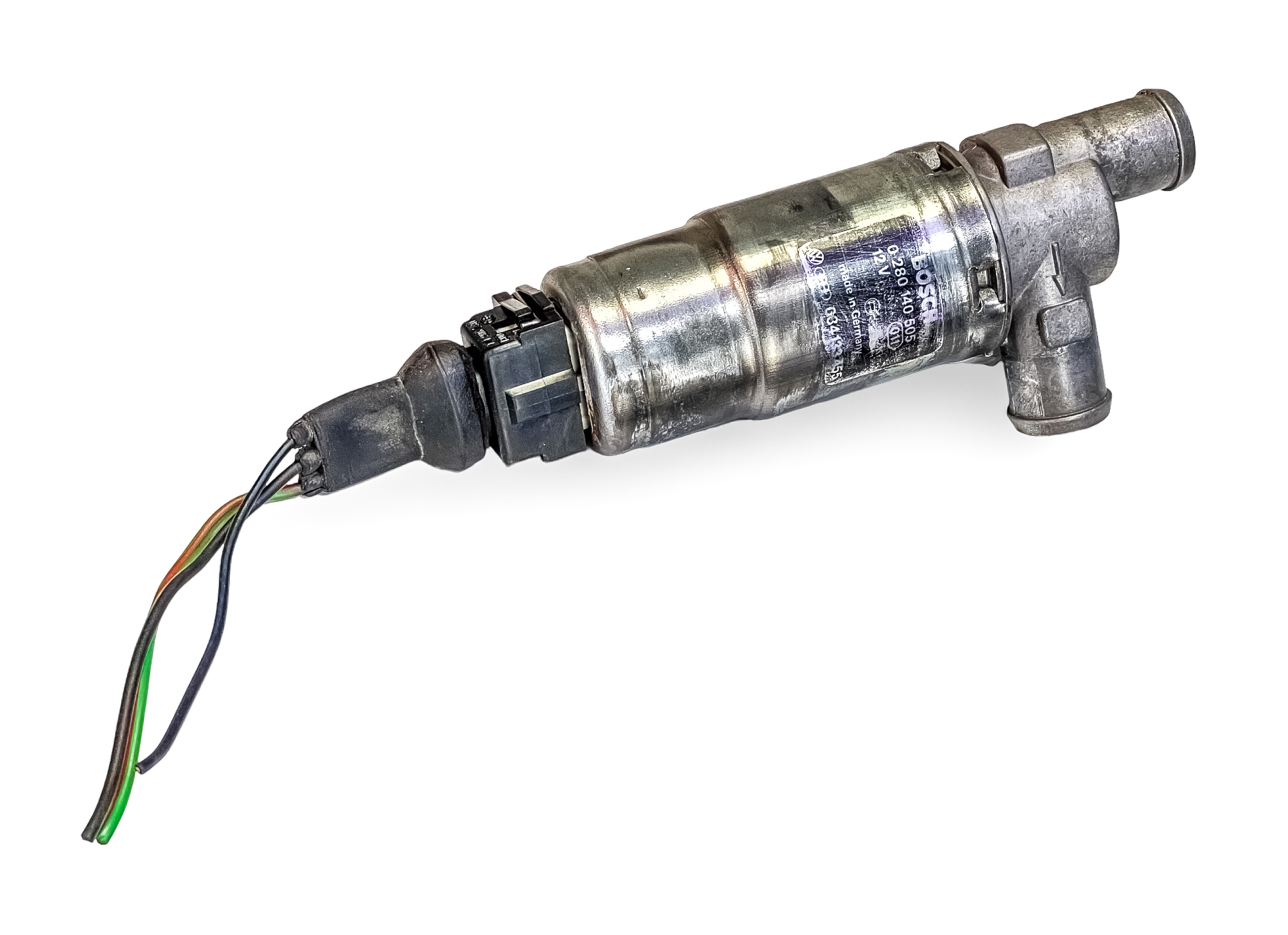 034133455 / 0280140505 / 052905142 OEM GERMANY BOSCH AUDI VOLKSWAGEN FUEL INJECTION IDLE AIR CONTROL VALVE & ENGINE IGNITION DISTRIBUTOR CONNECTOR PLUG / PIGTAILS FOR 1984-02 VW, AUDI, SAAB & FERRARI MODELS