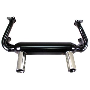 EMPI 3418 2-Tip Muffler - Euro Style Muffler