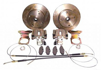 EMPI 22-2871 REAR DISC BRAKE KIT 4/130 W/ E-BRAKE, IRS 73-79