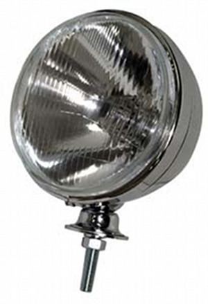 EMPI 9305 7 INCH CHROME HEADLIGHT W/ 12-VOLT H4 55/60W BULB, EACH