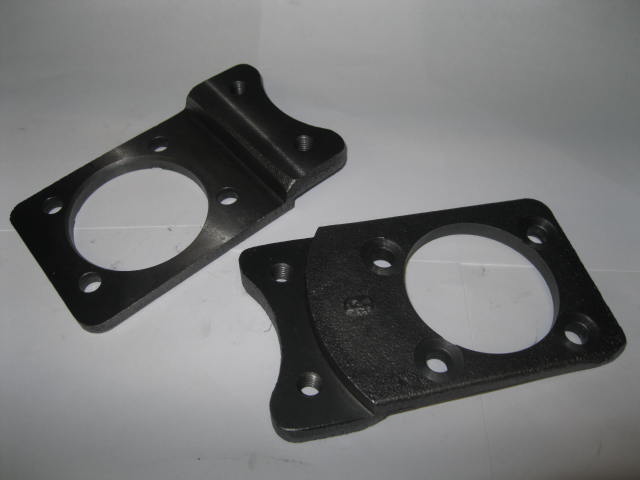 EMPI 22-2845-7 VW TYPE 1 SUPER BEETLE FRONT DISC BRAKE CONVERSION CALIPER BRACKETS