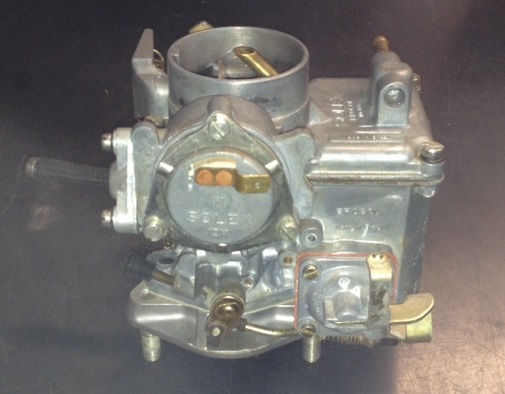 ORIGINAL REBUILT SOLEX BRAZIL 30/31 CARB WITH ADAPTOR FOR 34 MANIFOLD
