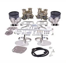 K 317 Weber 40MM IDF Dual type 1 carburetor kit with chrome air cleaners