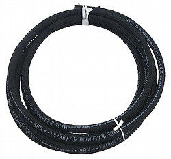 VW BUG BUS 7MM CLOTH BRAIDED FUEL GAS LINE HOSE PER FOOT