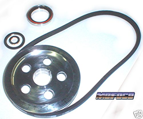 EMPI VW BUG SAND SEAL CRANKSHAFT POWER PULLEY BELT KIT PN# 8693 & 9120