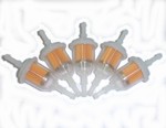 Universal Fuel Filter Fits 6 & 8mm Fuel Hose (Set of 5) 131-261-275
