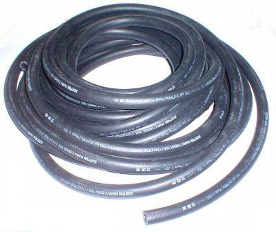 VW BUG ENGINE HI-TEMP PRESSURE OIL COOLER FILTER HOSE 1/2 INCH I.D. BLACK PER FOOT