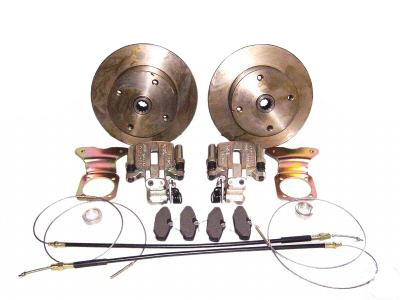 EMPI 22-2870 Rear Disc Brake Kit W/ E-Brake for Bug and all other IRS & Swingaxle Type 1
