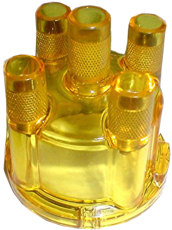 EMPI 8793 Vw Bug Engine Distributor Cap Gold Yellow