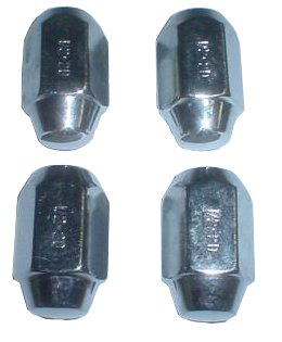 EMPI 9535 CHROME LUG NUTS 1/2-20 VW WHEELS RIMS BUG